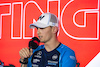 TEST BAHRAIN, Logan Sargeant (USA) Williams Racing in the FIA Press Conference.
25.02.2023. Formula 1 Testing, Sakhir, Bahrain, Day Three.
- www.xpbimages.com, EMail: requests@xpbimages.com © Copyright: Bearne / XPB Images